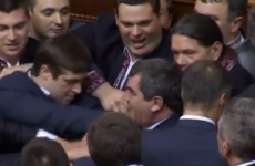 VIDEO: Just your average parliamentary riot in Ukraine