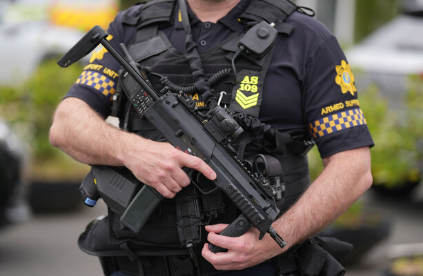 Woman arrested after gardaí seize explosives and firearms during raids in Dundalk