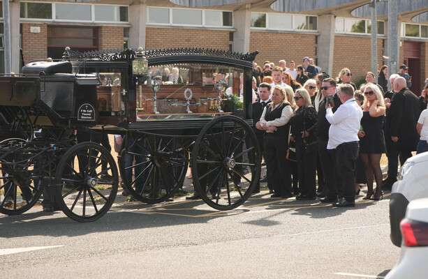 Funeral of Jeremy O'Brien (18) who died in wrong-way M9 crash takes place