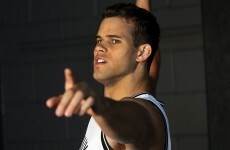 An NBA ref blocked a Kris Humphries free throw attempt last night