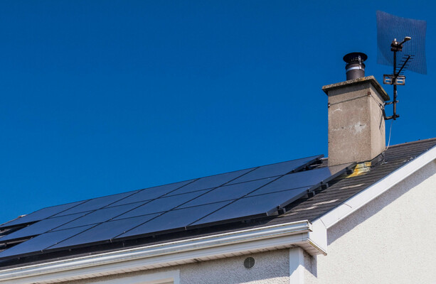 What are homes getting back from their solar panels?