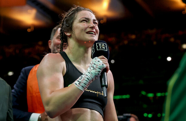 Katie Taylor puts on Croke Park show to retire as three-time undisputed champion