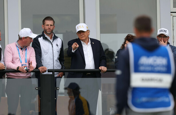 He came, he saw, he watched the golf: Trump keeping low profile in Doonbeg
