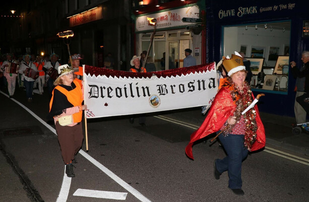 Watching the Wren Boys at the Listowel Harvest Festival