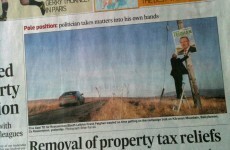 TD denies breaking litter laws on Irish Times front page