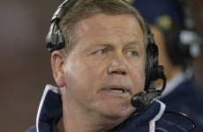 Notre Dame's Brian Kelly named Coach of the Year