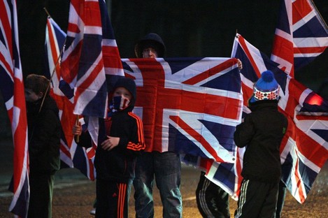 Loyalists block roads in north Belfast as the ongoing flag dispute continued last week.