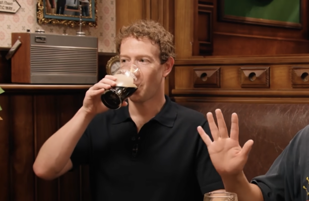 Mark Zuckerberg faces online scrutiny over Guinness podcast appearance