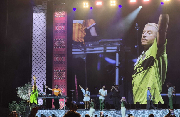 Hozier and Kneecap Join Macklemore for 'Free Palestine' Dublin Gig