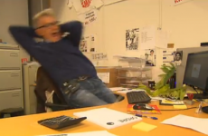 VIDEO: The most easily scared man in the world?