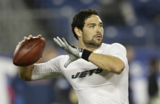 VIDEO: Angry Jets fan tries, fails to torch his Mark Sanchez jersey