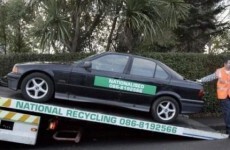 Seán Fitzpatrick’s car heading to the crusher