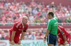 I’ll be seeing you: Poite gets the whistle for crucial Munster and Leinster matches