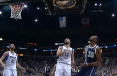 VIDEO: Kevin Durant barges his way to the most incredible lay-up of the NBA season