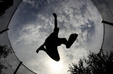 VIDEO: Welcome to your new favourite sport - trampoline wall