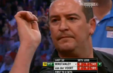 VIDEO: Dean Winstanley hits a 9-darter at the World Championship