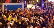 VIDEO: Bono and Glen Hansard busking on Grafton Street this evening