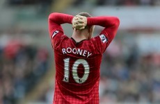 Wayne Rooney agrees with Swansea substitution