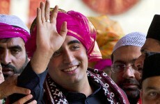 Bhutto son launches political career