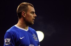 Everton's Irish midfielder Darron Gibson wins his red card appeal