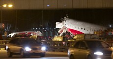 VIDEO: Dashboard camera captures Russian plane's crash into motorway