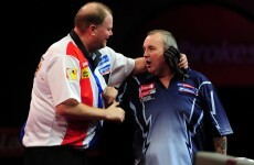 VIDEO: Phil Taylor snubs Barney's congratulations after semi-final win