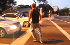 VIDEO: Insane made-up 'sport'... jumping off other people's cars
