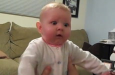 VIDEO: This baby is TERRIFIED of vacuum cleaners