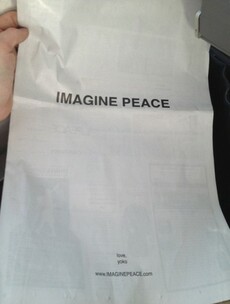 'Imagine Peace' - Yoko Ono takes out full page ad in New York Times