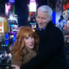 VIDEO: Kathy Griffin kisses Anderson Cooper's crotch on live TV