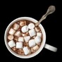 Hot chocolate tastes better in an orange cup