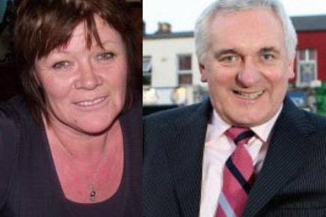 Cllr Joan Collins, left, was incensed by Bertie Ahern's "smug" face