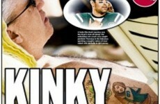New York Jets coach Rex Ryan has a tattoo of his wife in a Mark Sanchez jersey