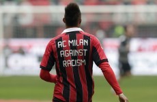 Snapshot: Milan players take anti-racism stance