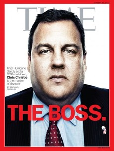 PIC: New Jersey governor hailed as 'The Boss' on TIME magazine cover