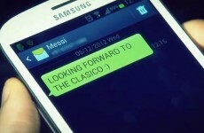VIDEO: Messi and Ronaldo in trash-talkin' text-off to promote El Clasico
