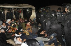 Photos: Israel evicts Palestinians from West Bank protest site