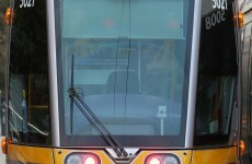 Luas and car collide on Jervis St, emergency services on scene