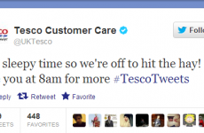 Eh Tesco, did you mean to tweet this?