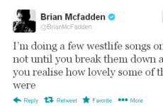 Tweet Sweeper: Brian McFadden yearns for the Westlife days