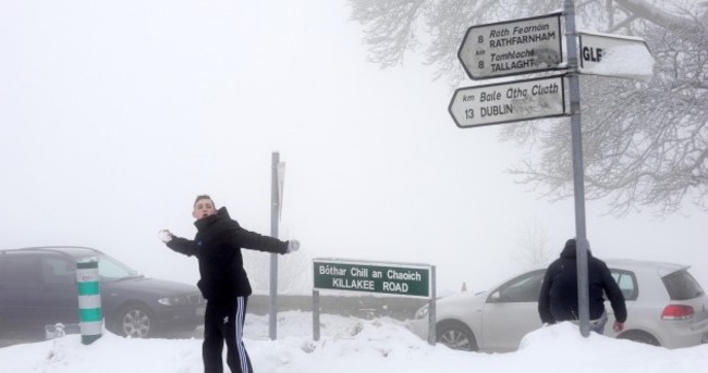 Photos: Here's how the Dublin Mountains looked in the snow today