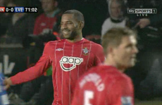 When you gotta go... Jason Puncheon forced to leave the pitch as nature calls