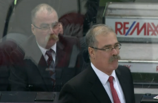 Hockey coach is stalked by uncanny lookalike with impressive moustache