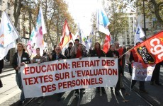 French teachers strike over plans to work 5-day week