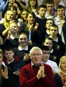Snapshot: Pat Spillane courtside for son's All-Ireland title bid in Tallaght
