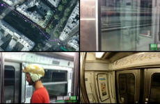 WATCH: Man races underground train... on foot