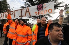 Greece: Riot police storm metro depot to end strike