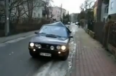 VIDEO: There’s a problem with this man’s car…