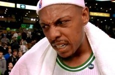 VIDEO: 'Oh My Gaw!'... Celtics star Paul Pierce told about Rajon Rondo's season-ending injury live on TV