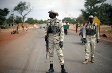French and Malian forces patrol historic desert city of Timbuktu